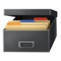 Icon card file box